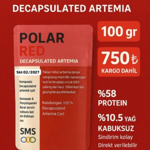 Polar Red Decapsülated (Kabuksuz) Artemia 100gr