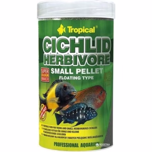Tropical Cichlid Herbivore Small Pellet 100gr