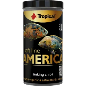 Tropical Soft Line America L 100ml (52gr) – Krill, Calanus, Sarımsak ve Omega 3-6-9 İçerikli Yumuşak Granül Yem