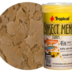 Tropical Insect Menu Flakes 1000ml (200gr) – %45 Proteinli Böcek İçerikli Pul Yem