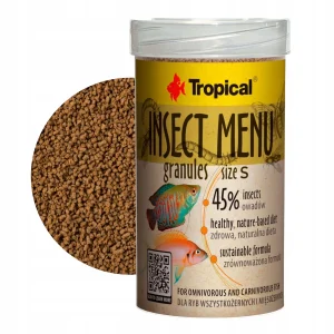 Tropical Insect Menu S Granulat 1000ml (540gr) – %45 Proteinli Böcek İçerikli Granül Balık Yemi