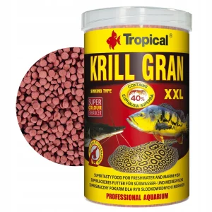 Tropical Krill Gran XXL 1000ml 500gr – %40 Krill İçerikli Büyüme ve Üreme Destekleyici Yem