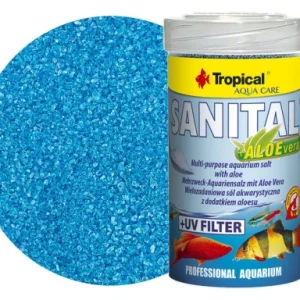 Tropical Sanital Akvaryum Tuzu 500ml (600gr) – Aloe Vera Katkılı UV Filtre Etkili Özel Tuz