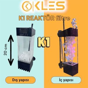KLES K1 Reaktör Filtre – Hareketli Biyolojik Medya Filtrasyon Sistemi