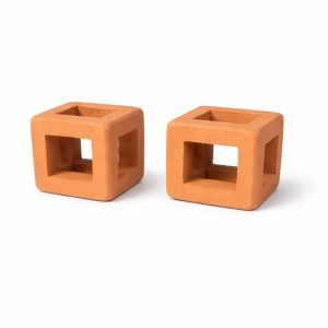 Karides Saklanma Alanı Mini 2,5x2,5x2,5cm %100 Doğal Kil