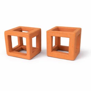 Karides Saklanma Alanı 4,5x4,5x4,5cm %100 Doğal Kil