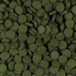 Alternative view of Tropical Spirulina Süper Forte Cama Yapışan Tablet 100 Adet – %36 Saf Spirulina İçerikli Bitkisel Tablet Yem (Kovadan Bölme)