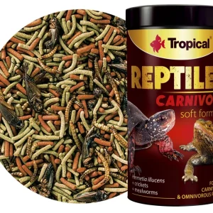 Tropical Reptiles Carnivore 1000ml (260gr) – Etobur Sürüngen ve Kaplumbağalar İçin Yüksek Proteinli Yem