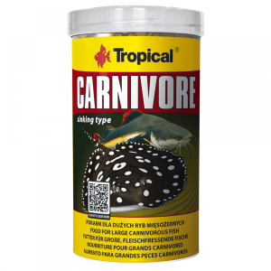 Tropical Carnivore 1000ml (600gr) – Etçil Balıklar İçin Yüksek Proteinli Dip Yemi