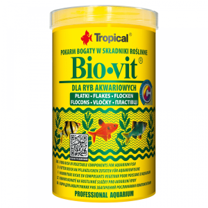 Tropical Bio-vit Flakes 250ml 50gr Isırgan Otu ve C Vitamini Destekli Pul Yem
