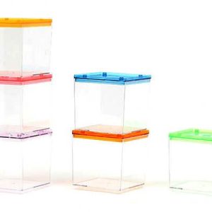 8x8x8 Kapaklı Betta Kabı – Güvenli ve Pratik Tekli Betta Kabı