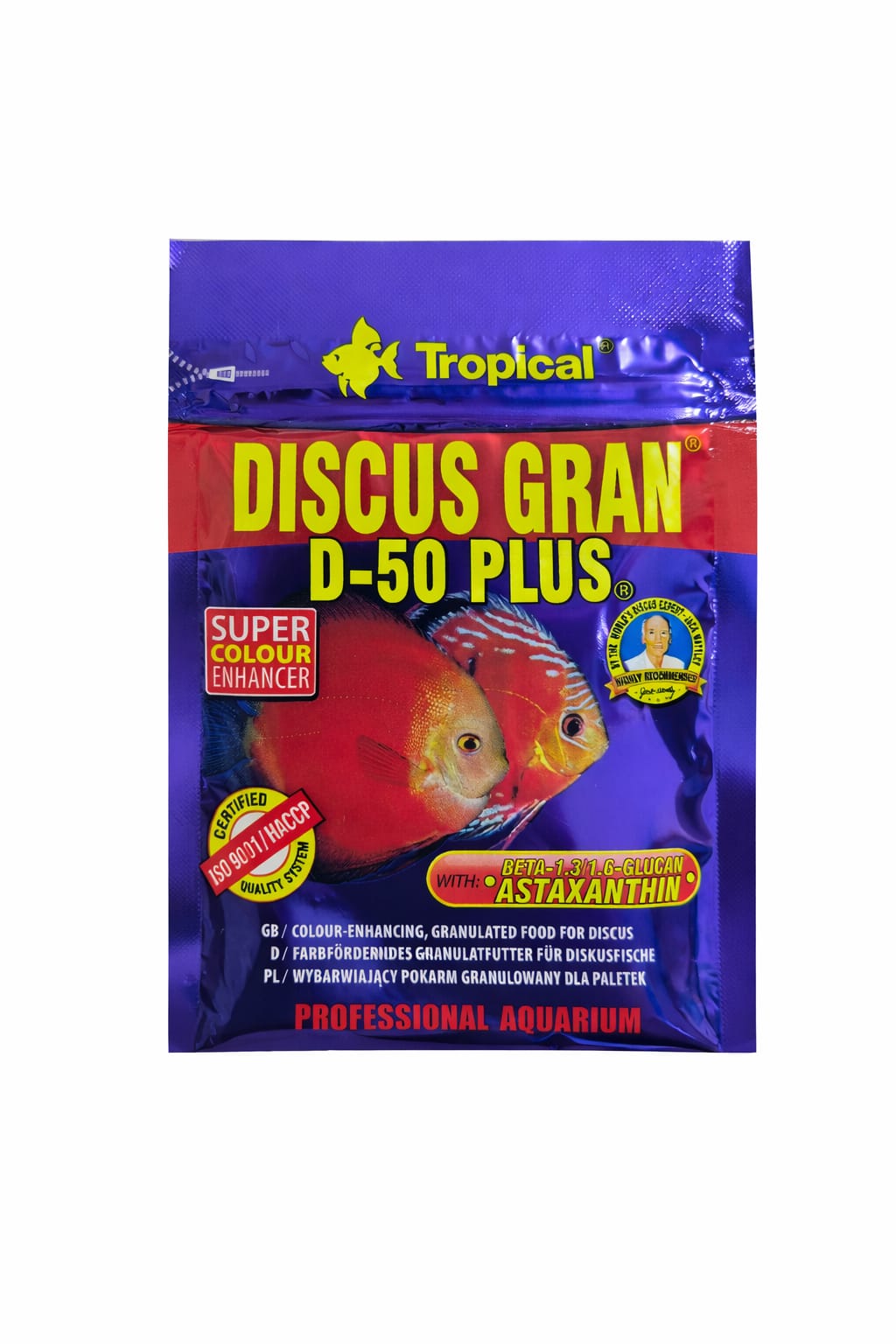 Tropical Discus Gran D-50 Plus – 20 g (Zarf Paket)