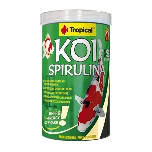 Tropical Koi Spirulina M 1000ml (320gr) – Bitkisel Spirulina İçerikli Pellet Balık Yemi