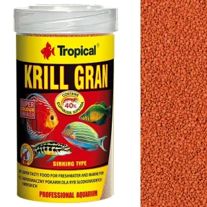 Tropical Krill Gran 100ml (54gr) – %40 Krill İçerikli Renklenme ve Üreme Destekleyici Granül Yem