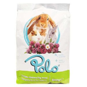 Polo Tavşan ve Guinea Pig Yemi 500gr – Lif Destekli Günlük Beslenme Yemi