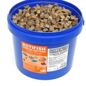 Rotifish Kurutulmuş Tubifex Küpleri 25gr Kovadan Bölme