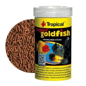 Tropical Super Goldfish Mini Sticks 100ml (60gr) – Oranda ve Japon Balıkları İçin Özel Mini Çubuk Yem