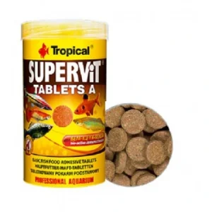 Tropical Supervit A Cama Yapışan Tablet – 100 Adet (%48 Proteinli, Beta Glucan İçerikli) Kovadan Bölme