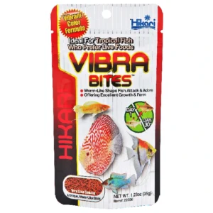 Hikari Vibra Bites 280gr Kan Kurdu Görünümlü Tropikal Balık Yemi