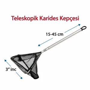 Liya Teleskopik Karides Kepçesi Üçgen 15–45 cm - Görsel 2